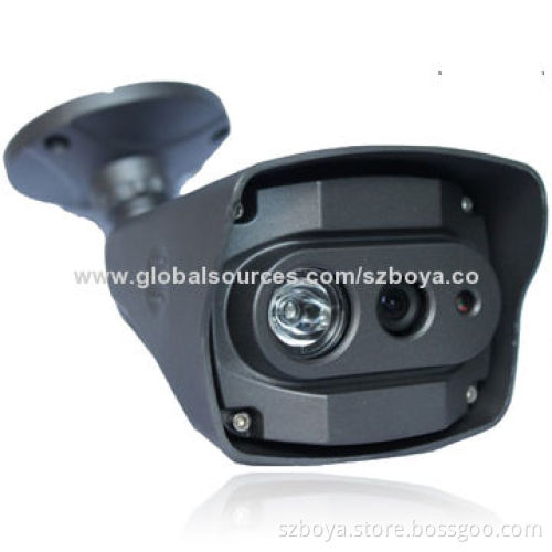 Waterproof IR Bullet CCD CCTV Camera with OSD/UTC Function Optional, Dot-matrix IR LED